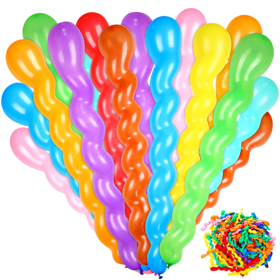 Sratte 500pcs 40-inch spiral balloons for dramatic party decor.