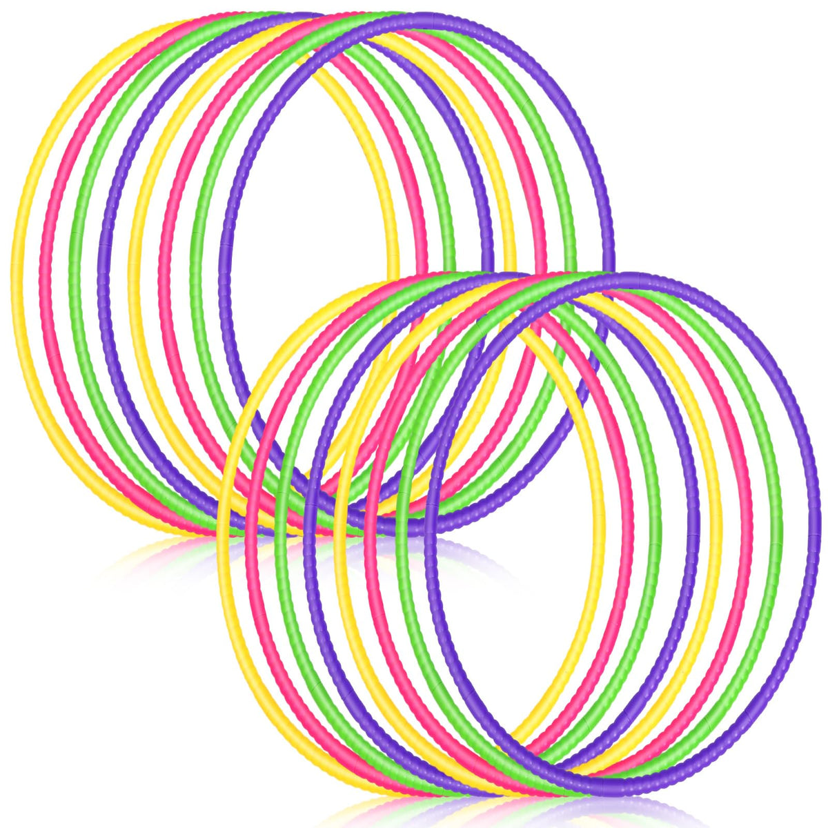 Sratte eight-color hoop set with detachable blocks for versatile play and easy assembly.