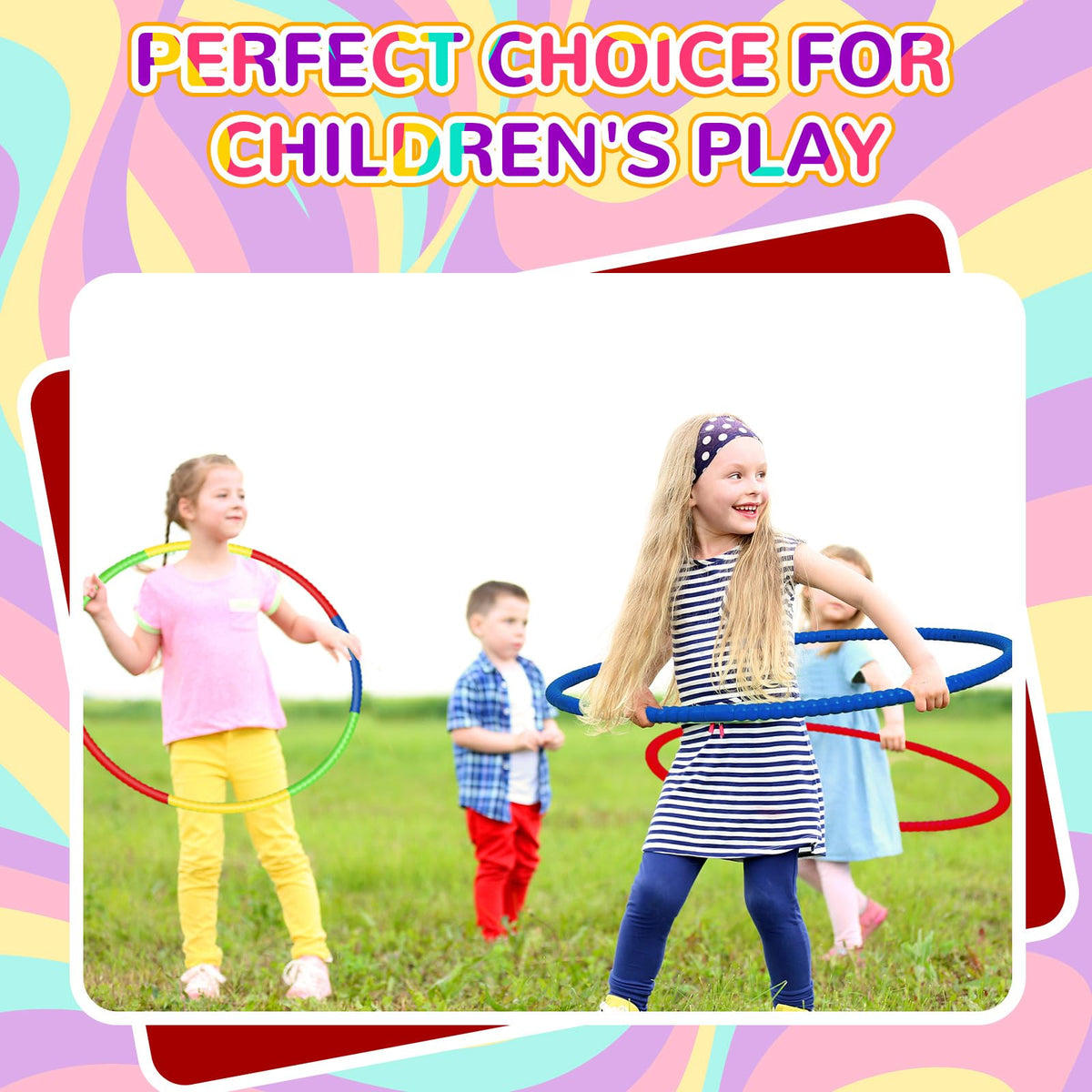 Sratte backyard party hoop serves as a versatile party prop.
