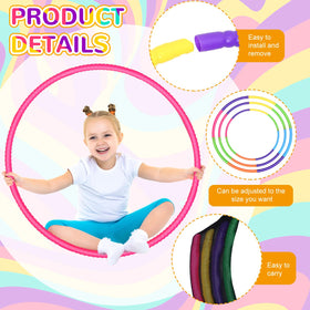 Colorful Sratte hoop pack, 32-inch size, versatile for kids and teens.