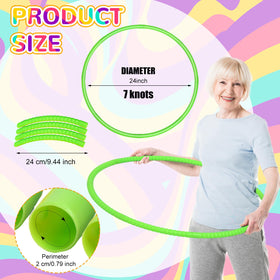 Sratte durable plastic hoops show high-quality construction for active play