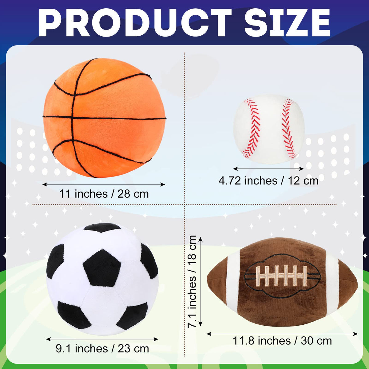 Sratte football pillow, 11.8x7.1in, cozy indoor companion.
