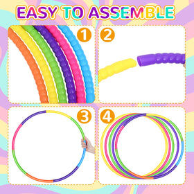 Sratte 7-section 24-inch hoop fits small rooms and beginner players
