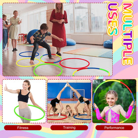 Sratte outdoor gymnastics hoop for backyard workouts and fun.