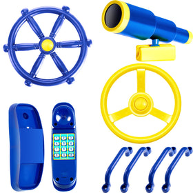Sratte playground pirate ship complete set for backyard adventure and imaginative play