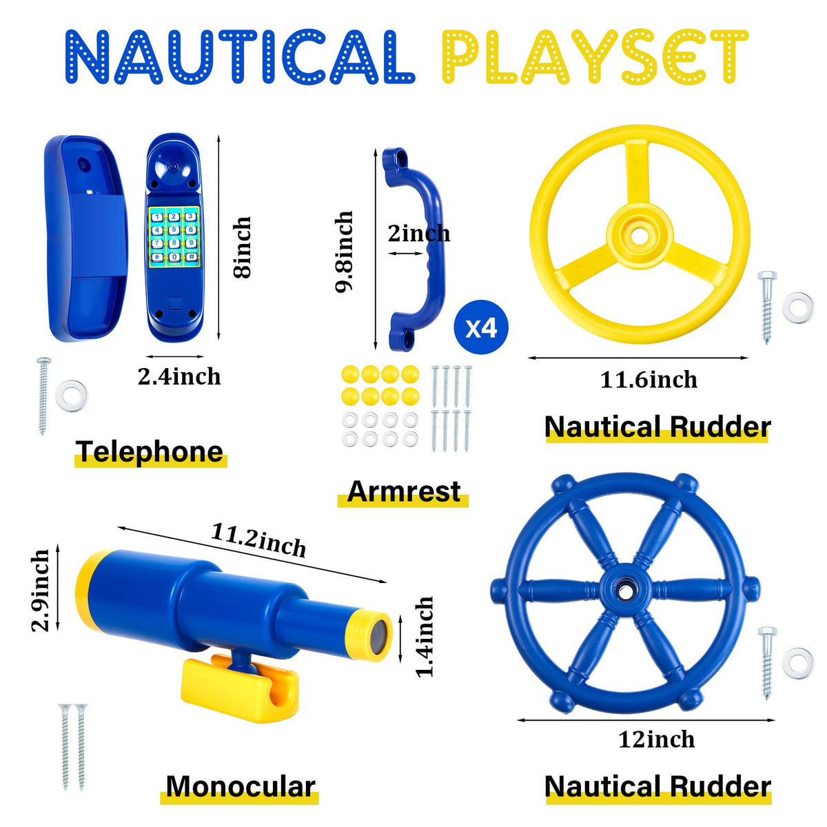 Sratte ship wheel offers 360-degree rotation for authentic nautical role-play