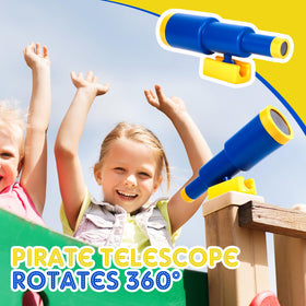 Sratte blue wall-panel attachment supports sturdy, easy setup.