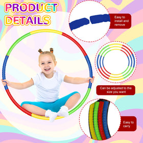 Sratte toy hoop color blocks display vibrant options for mix-and-match play.