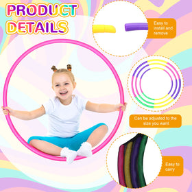 Sratte toy hoop with colorful blocks enabling easy color-coded setup
