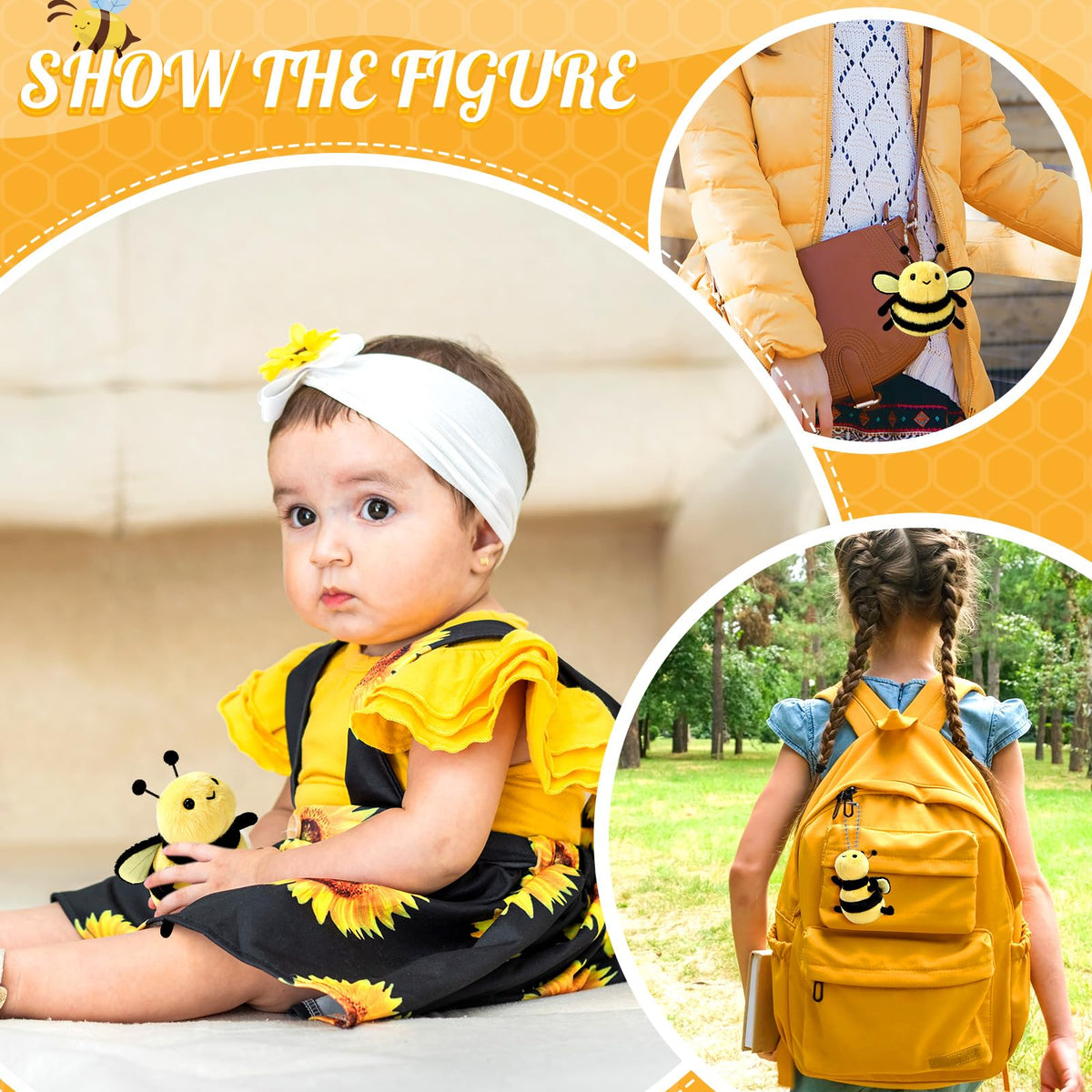 Sratte bee plush ships vacuum packaged and reshapes easily