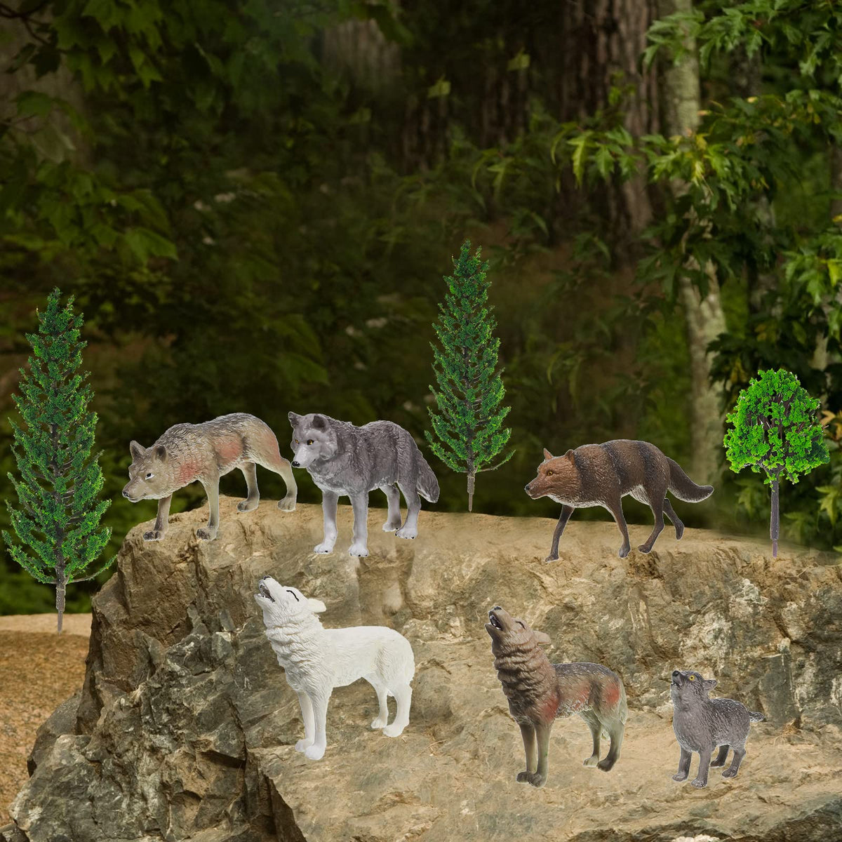 Sratte wolf cake topper collection for playful celebrations