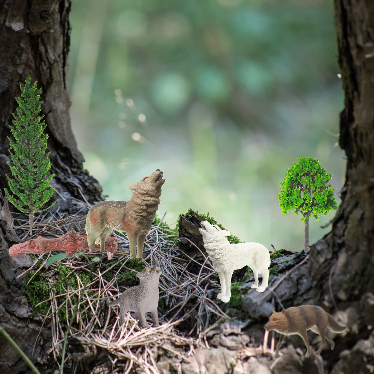 Sratte woodland diorama ideas for shelf displays and party decor