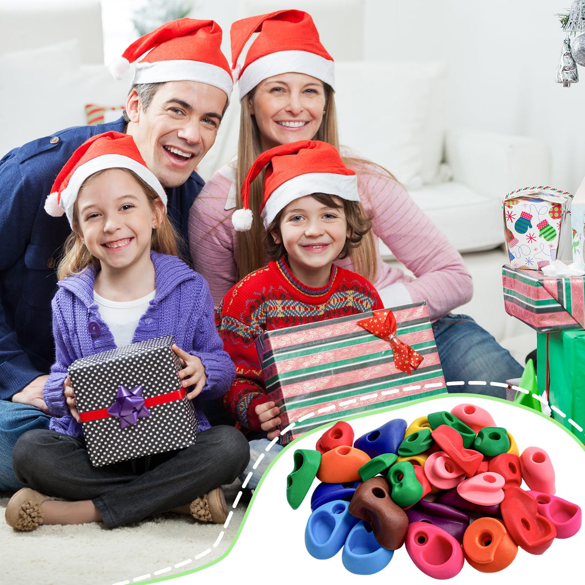 SREHRLY kid- and adult-friendly climbing set for shared fun