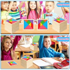 SRENJU SINU tangram puzzle serves as a classroom prize, boosting engagement.