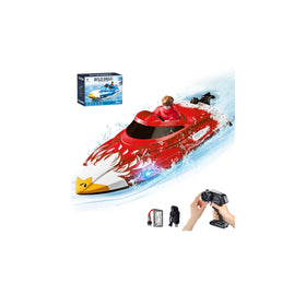 SRGBND 25KMH RC boat front view for fast pool and lake racing