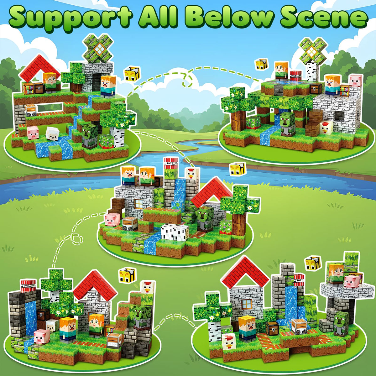 SSAWER sensory toy promotes hand-eye coordination during construction