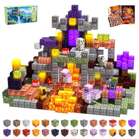 SSAWER magnetic blocks 100pcs set for open-ended learning and creativity