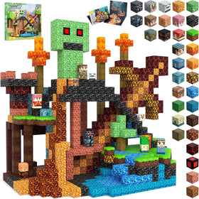 SSAWER magnetic blocks 100-piece set fuels creativity during open-ended play
