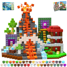 SSAWER magnetic blocks 150pcs with storybook patterns for guided creativity