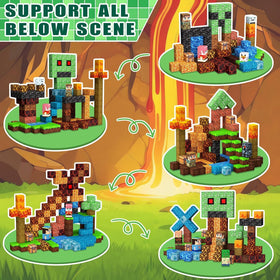 SSAWER magnetic blocks towers encourage fine motor skills and sturdy structures