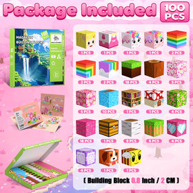 SSAWER magnetic blocks colorful-cubes — vibrant pieces spark creative play and open-ended building.