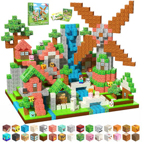 SSAWER Magnetic Blocks forest house set sparks imaginative play and STEM exploration.