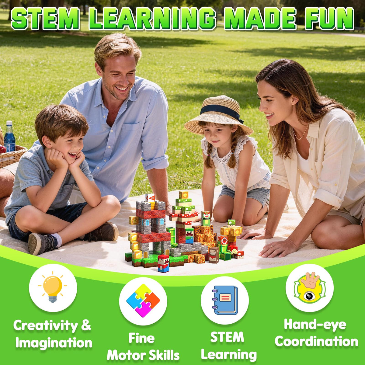 SSAWER magnetic blocks support STEM-inspired play and learning