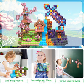 SSAWER magnetic blocks storybook booklet invites guided storytelling and structured activities.