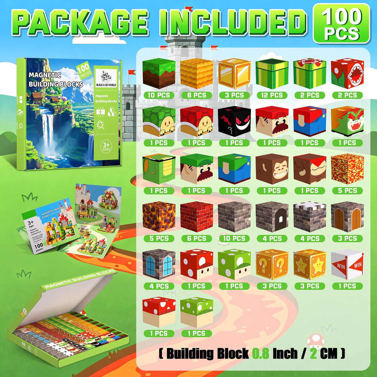 SSAWER blocks with storybook included sparking guided and creative builds