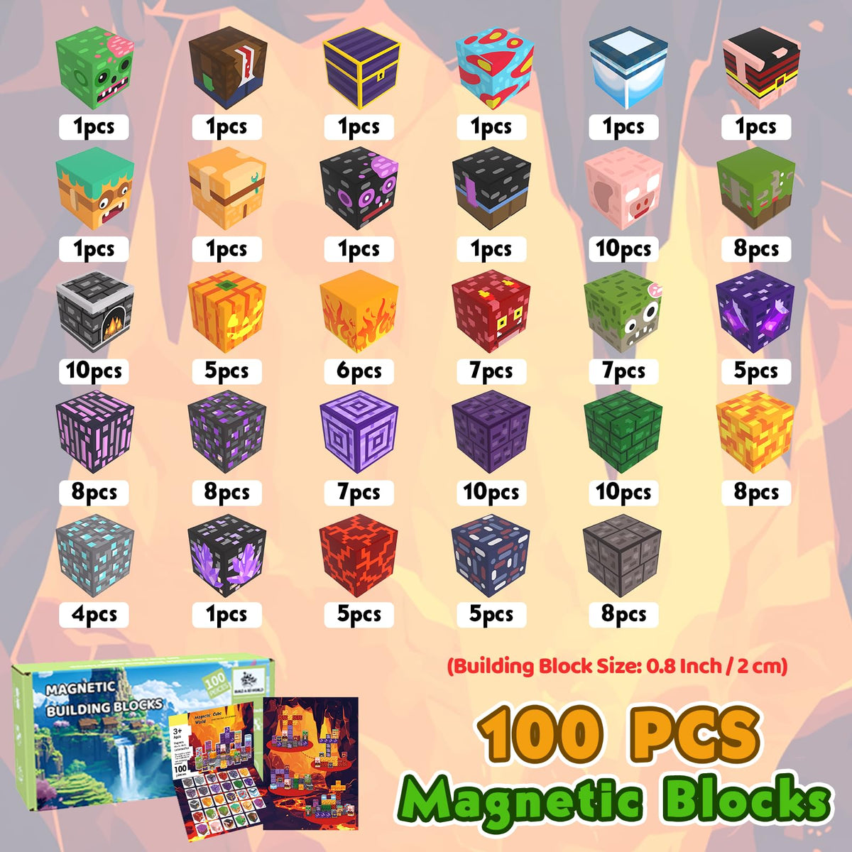 SSAWER magnetic blocks with storybook guide inspires imaginative construction.