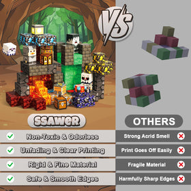 SSAWER magnetic blocks help kids build sturdy structures during play