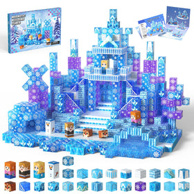 SSAWER Snow Castle blocks assembled into a colorful castle for imaginative play.
