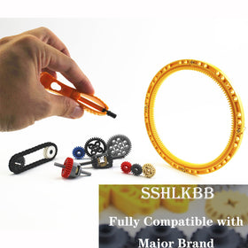 SSHLKBB worm-screw detail highlights smooth rotation in mechanical models.