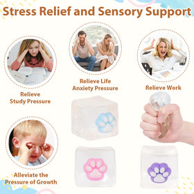 Ssqauvig fidget toy aids focus and daily anxiety relief through squeezing