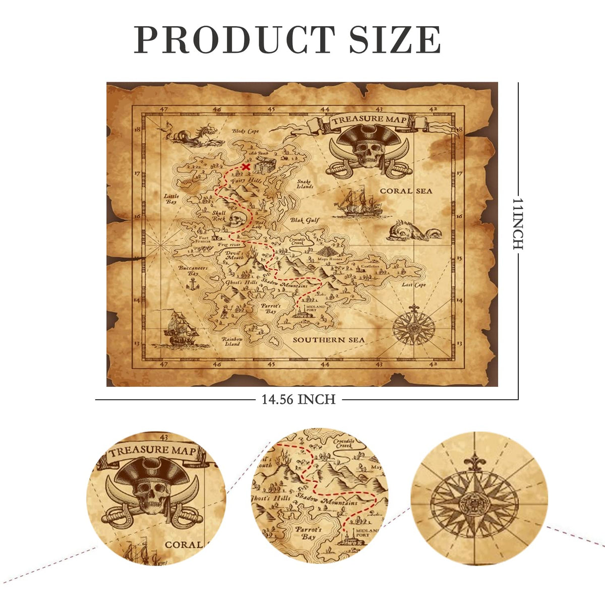 SSZS pirate poncho accessory ready for outdoor role-play adventures