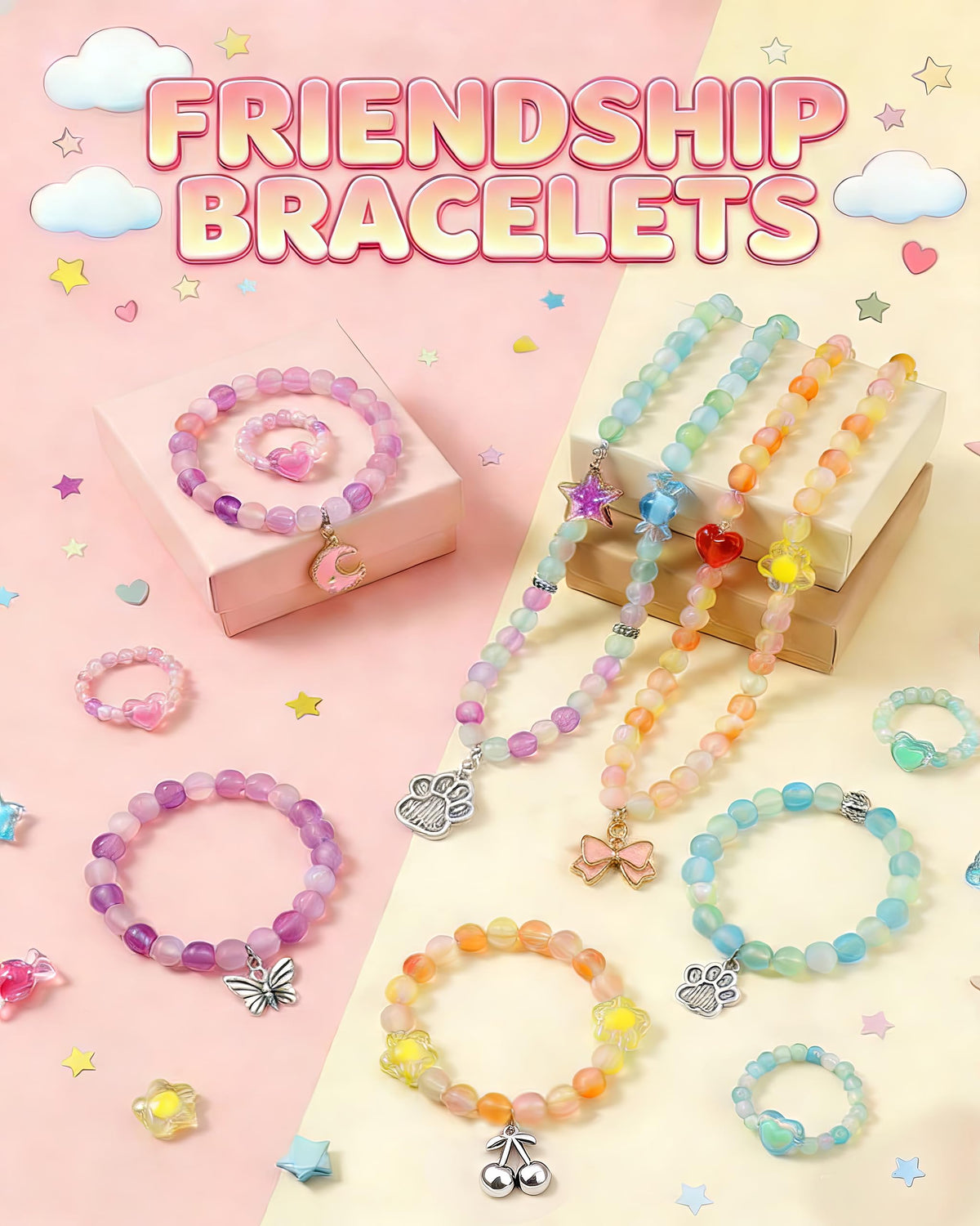 STACTCUTE elastic cord rolls and storage for organized crafting sessions