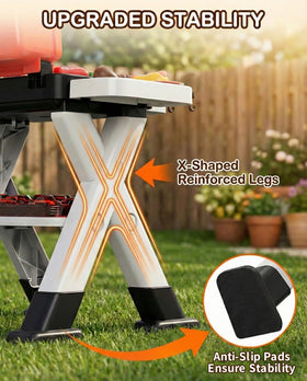 STACTCUTE durable ABS plastic construction supports safe backyard play.