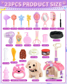 STACTCUTE interactive walking barking puppy encourages active role-play and storytelling.