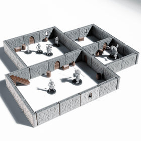 STAHLHAMMERS staircase enables multi-level exploration and vertical gameplay