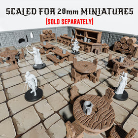 STAHLHAMMERS chairs offer versatile seating for 28mm minis.