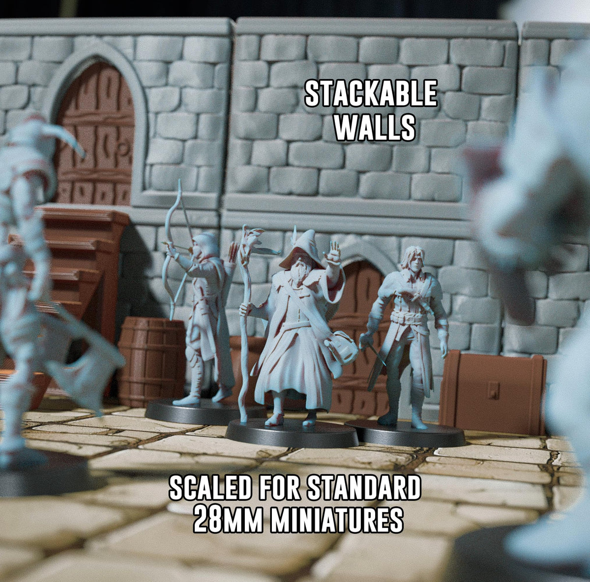 STAHLHAMMERS wall with door mounts creates dynamic entry points for encounters