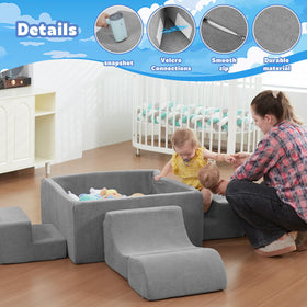 STAOLENE foam blocks with ramps improve balance and coordination during play.