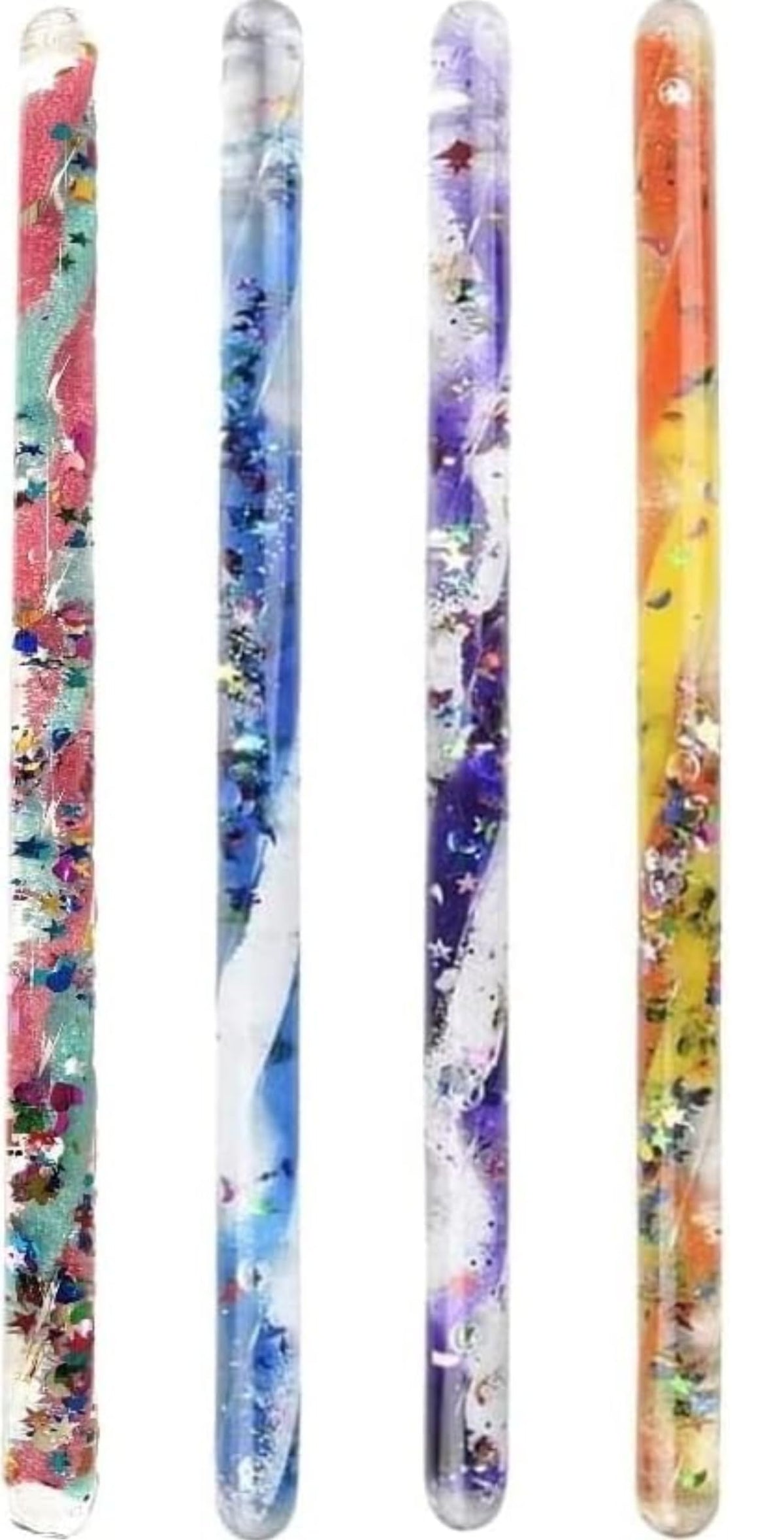 Star Magic Jumbo Spiral Glitter Wand with swirling glitter for imaginative dress-up play