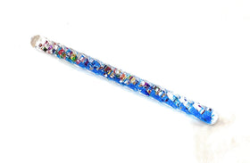 Star Magic Mini Spiral Glitter Wand in purple and red swirl for vibrant party vibes.
