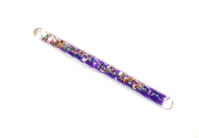 Star Magic Mini Spiral Glitter Wand measures six point five inches for handling.