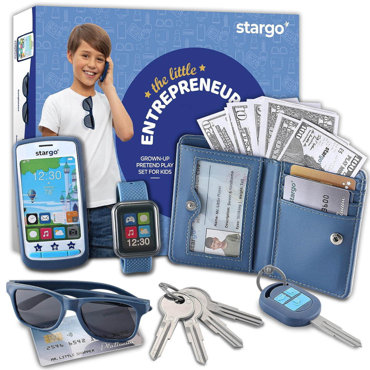 Star Princess key ring with four keys for authentic pretend access.