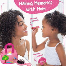 Star Princess makeup accessories including powder compact and lipstick for pretend beauty play