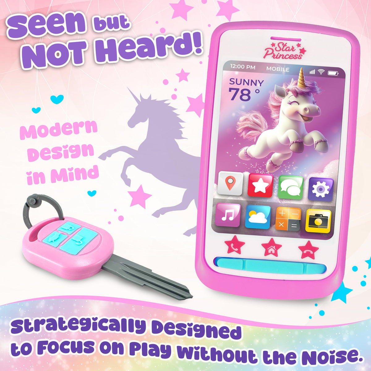 Star Princess mess-free makeup toy for creative moments.