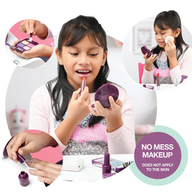 Star Princess makeup compact with mirror for mess-free fun