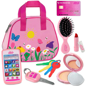 Star Princess Play Purse pink, kid-friendly, perfect for imaginative pretend play.